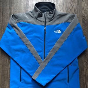 The North Face Apex Jacket in Blue & Gray